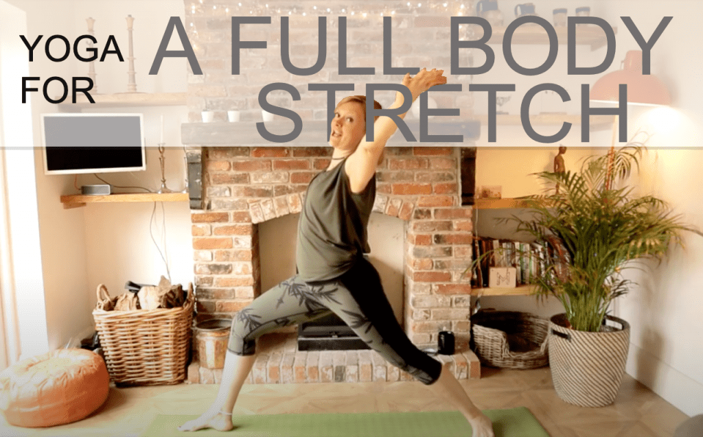 Tabitha Yoga in a standing stretch cover image for Yoga For A Full Body Stretch video class